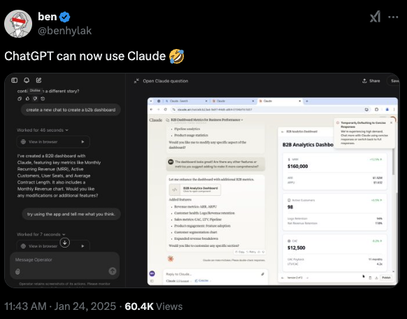 Meme tagged agents, ai, claude, openai